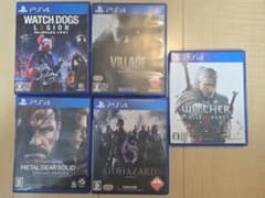 PS4】5本セット/ウィッチャー3/MGSV/ウォッチドッグス他 - メルカリ