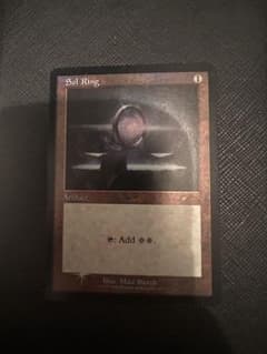 MTG 太陽の指輪/Sol Ring [プロモ] 旧枠 Foil 英　エラー品のサムネイル