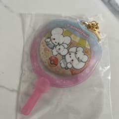 韓国】釜山 ガチャ ポケモン うちわ 缶バッジ ワッカネズミ
