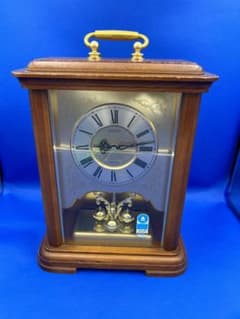 稼働品】SEIKO セイコー 置き時計 QF430B メロディ 報時回転振り子
