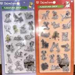 プチドロップシール★ディズニー★101匹わんちゃんコットンパフィのサムネイル