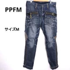 PPFM archive zip gimmick 3D デニムパンツ サイズM - メルカリ