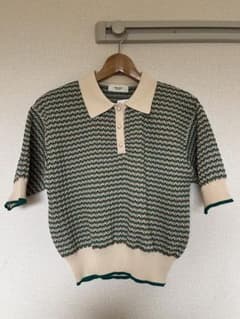 【タグ付き未着用】BEAMS HEART 半袖 ポロシャツ ニットのサムネイル