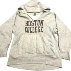 90s USA製 リバースウィーブ ボロ スウェット ボストン大学 2段プリント 90s USA製 リバースウィーブ ボロ スウェット ボストン大学 2段