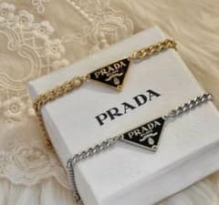 PRADA ネックレス　シルバー　値下げ可能
