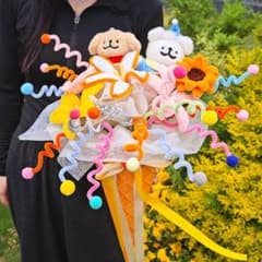 ぬいぐるみ花束 ギフト プレゼント 造花 アレンジメントのサムネイル