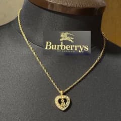 BURBERRYS ネックレス ペンダント Bロゴ ハート モチーフ - メルカリ