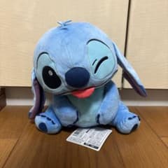 ディズニーキャラクター こてっとぺったん 舌ぺろBIGぬいぐるみ スティッチ