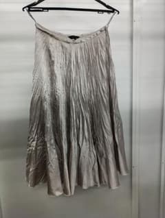 comme ca ism プリーツスカート シャンパンゴールド Mのサムネイル