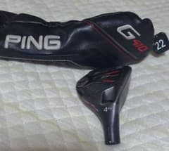 PING　G410 4Uヘッドのみ　22度　 純正ヘッドカバー付 ハイブリットのサムネイル