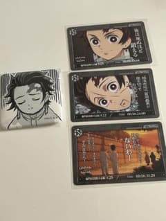 鬼滅の刃 竈門炭治郎 スクエア缶バッジ コレクションカードのサムネイル