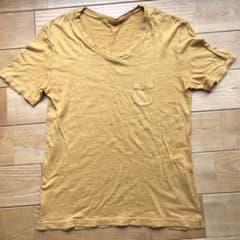 VDLC Tシャツ Vネック オーガニック マスタード Mのサムネイル