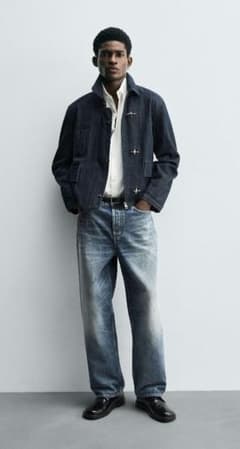 ZARA トグルボタンデニムジャケット　M トグルボタンデニムジャケット - インディゴブルー | ZARA Japan / 日本