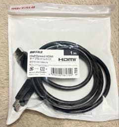 BUFFALO ハイスピードHDMIケーブル 1m BSHD3S10BK/Nのサムネイル