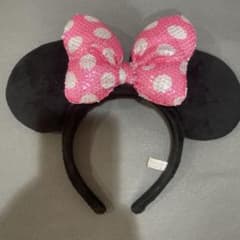 Disney Resort 미니 카츄샤 스팽글 핑크