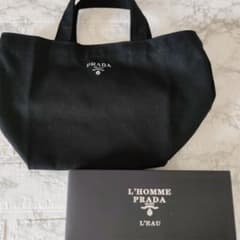 新品/未使用 PRADA/ ノベルティ ミニ トートバッグ ブラック 送料無料のサムネイル