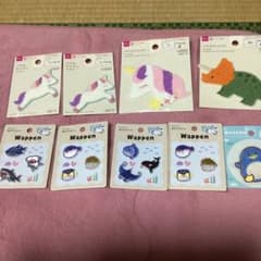4601海の生き物 &ユニコーン &恐竜ワッペンセット