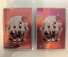 ホロカ 赤エール SY 百鬼あやめ 2枚 エンチャントレガリア ホロライブ