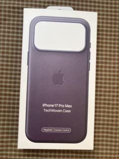 純正新品iPhone 17ProMax テックウーブンケース パープルのサムネイル