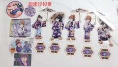 忍たま　五年生　極楽湯　かぶく忍術学生　アクスタ　コンプ+コースターおまけ付きのサムネイル