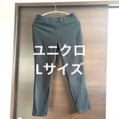 UNIQLO 試着のみ　レディース スキニーパンツ ブラック Lサイズ　股下60のサムネイル