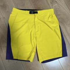 モンベル　ショートパンツ イエロー&パープル S・150cmのサムネイル