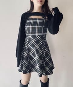 ショートニット×キャミワンピースセット nomaeのサムネイル
