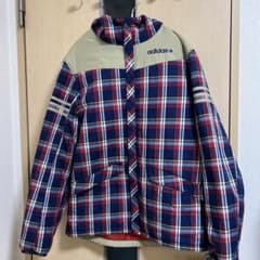 adidas チェック柄 フード付きジャケットのサムネイル