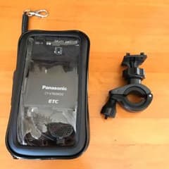 値下げしました！バイク ETC 携帯型 電池式のサムネイル