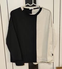 nop de nod バイカラーロングTシャツ USコットン