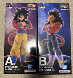 一番くじ ドラゴンボールGT A賞 孫悟空 B賞 ベジータ フィギュアのサムネイル