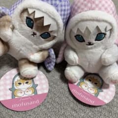 mofusand サメにゃん マスコット ギンガムチェック　モフサンド