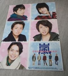 嵐 ARASHI 2010年 雑誌付録両面ポスター 全員と櫻井翔ソロ - メルカリ