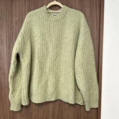 【NKNIT】ヤクビッグニット NKNIT ンニット セーター ヤクビッグニット グリーン - メルカリ