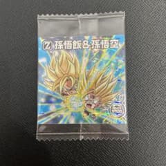 ドラゴンボールウエハースシール 超9-28 GR 孫悟飯＆孫悟空のサムネイル