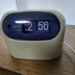 昭和レトロ SEIKO パタパタ時計 置時計 本体 - メルカリ