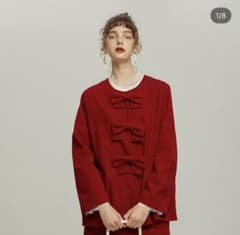 Tnewties ケーキは何ピースほしい？ ジャケット Red Mサイズのサムネイル