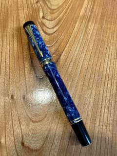 Parker デュオフォールド マーブルブルー18K F細字のサムネイル