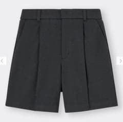 GU ブラッシュドジャージーショートパンツ　ダークグレー　Mサイズのサムネイル