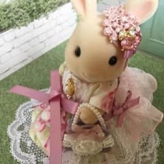 『専用品です』オーバースカート付きドレス☆シルバニアファミリー☆お母さんサイズのサムネイル