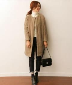 DOORS ボアノーカラーコートのサムネイル