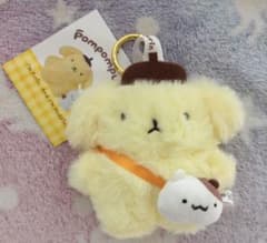 新品☆30周年 あの頃のポムポムプリン ミラー マスコット キーホルダー