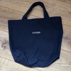CITIZEN シチズン トートバッグ ネイビー ノベルティのサムネイル