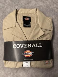 Dickies COVERALL ベージュ Lサイズ　つなぎ　オーバーオールのサムネイル