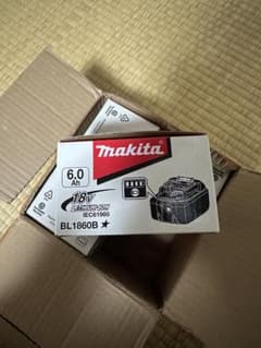 マキタバッテリー 18V リチウムイオン　BL1860B 6.0Ah 2個セットのサムネイル