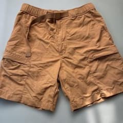 UNIQLO ハーフパンツSサイズ　オレンジ色のサムネイル
