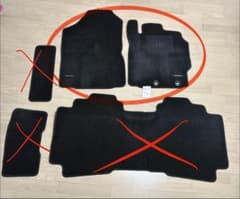 シエンタ　170系　純正フロアマットのサムネイル