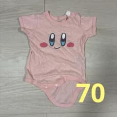 星のカービィ ベビー ロンパース カバーオール 70cmのサムネイル