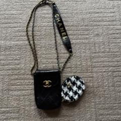 CHANEL キルティング スマホショルダーバッグノベルティ - メルカリ