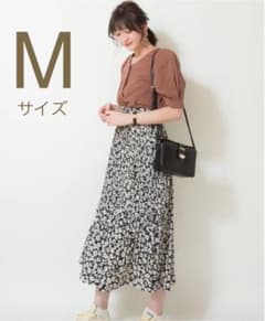 しまむら メンアサウエストタックBL 濃茶 ブラウンのサムネイル